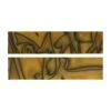 Liquid Gold Abstract Kirinite Acrylic Knife Scales (Pair) - 152.4x38.1x6.35mm