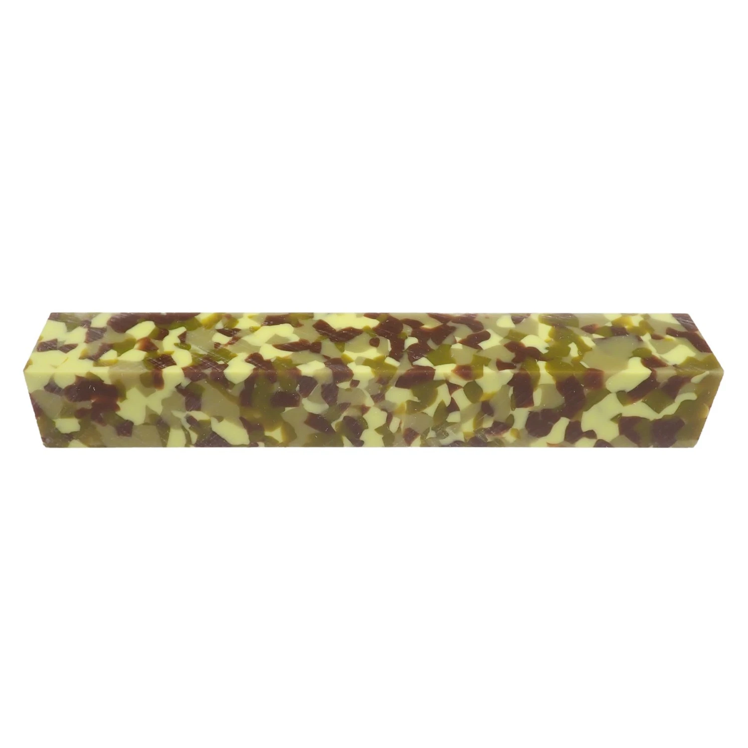 Ocean Moss Quartz Acrylic Pen Turning Blank - 150x20x20mm, 6x3/4x3/4 In 2 Ocean Moss Quartz Acrylic Pen Turning Blank - 150x20x20mm, 6x3/4x3/4 In - Image 2