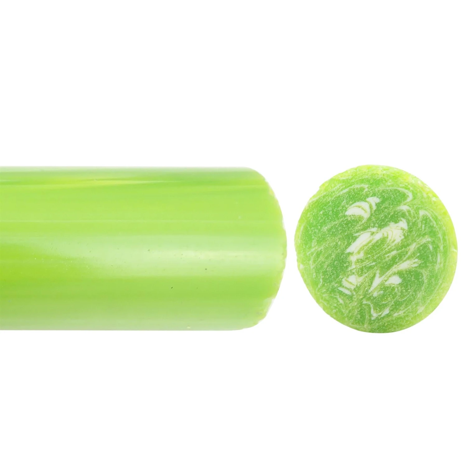 Green Lime Polyester Turning Blank - 63.5x39x39mm 1 Green Lime Polyester Turning Blank - 63.5x39x39mm