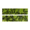 Toxic Green/Black Abstract Kirinite Acrylic Knife Scales (Pair) - 152.4x38.1x3.175mm
