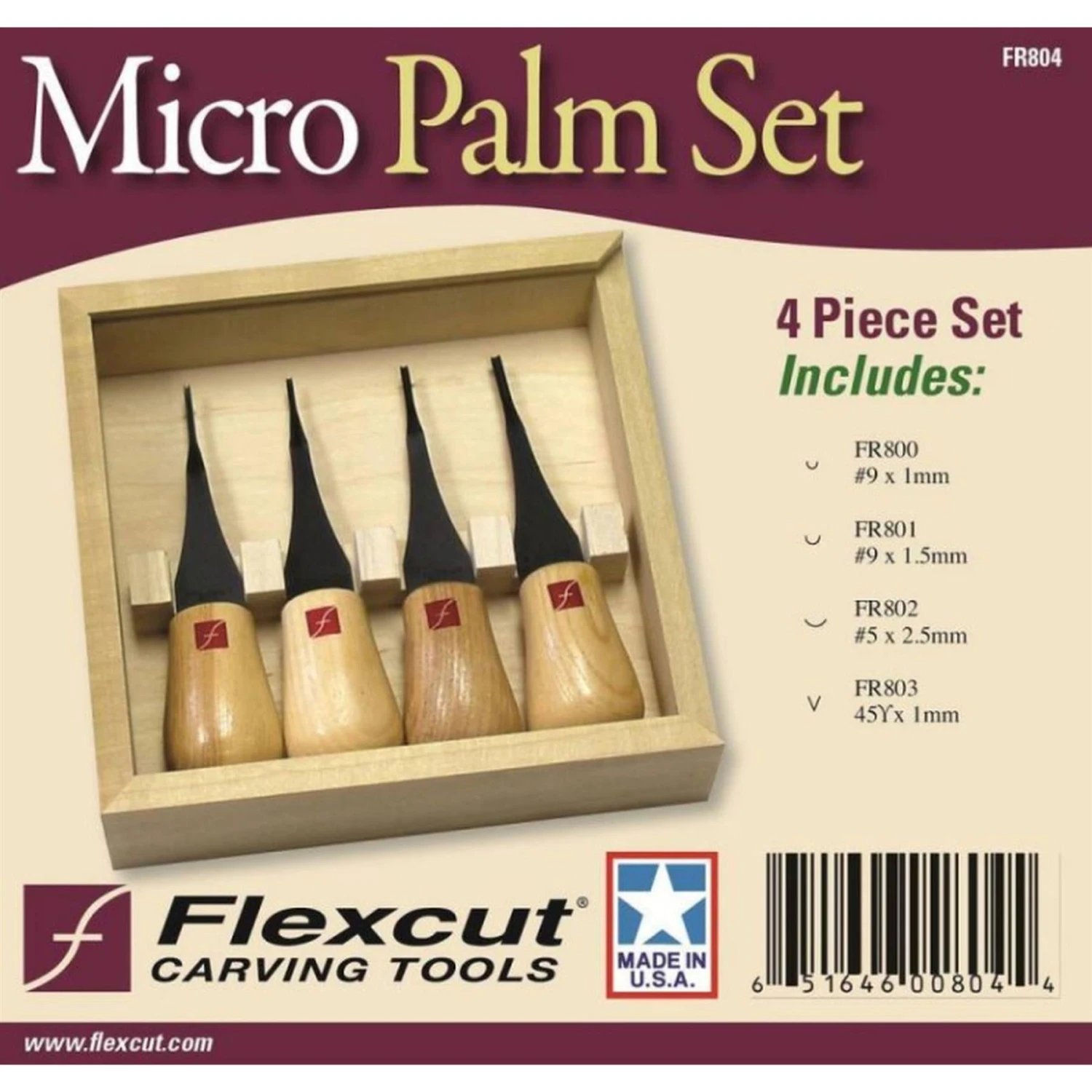 FR804 Micro-Palm Set - 5", Set Of 4 5 FR804 Micro-Palm Set - 5", Set Of 4 - Image 5
