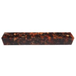 Classic Brown Quartz Acrylic Pen Turning Blank - 150x20x20mm, 6x3/4x3/4 In