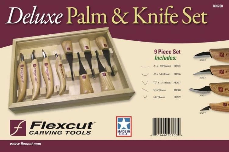 KN700 Deluxe Palm & Knife Set - Set Of 9 4 KN700 Deluxe Palm & Knife Set - Set Of 9 - Image 4