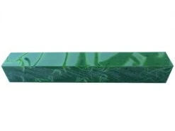 Pepper Jade Green/White Whirl Abstract Acrylic Pen Turning Blank - 150x20x20mm, 6x3/4x3/4 In