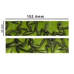 Toxic Green/Black Abstract Kirinite Acrylic Knife Scales (Pair) - 152.4x38.1x3.175mm -Wood Supply Store 9d1a7d1d 46e3 4171 85ad 9182108a7c7d 14340341 694e 47e0 904b 9ced1aa580d4