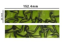 Toxic Green/Black Abstract Kirinite Acrylic Knife Scales (Pair) - 152.4x38.1x3.175mm -Wood Supply Store abc4f072 7ce4 47d2 b0aa 55cedc90b563