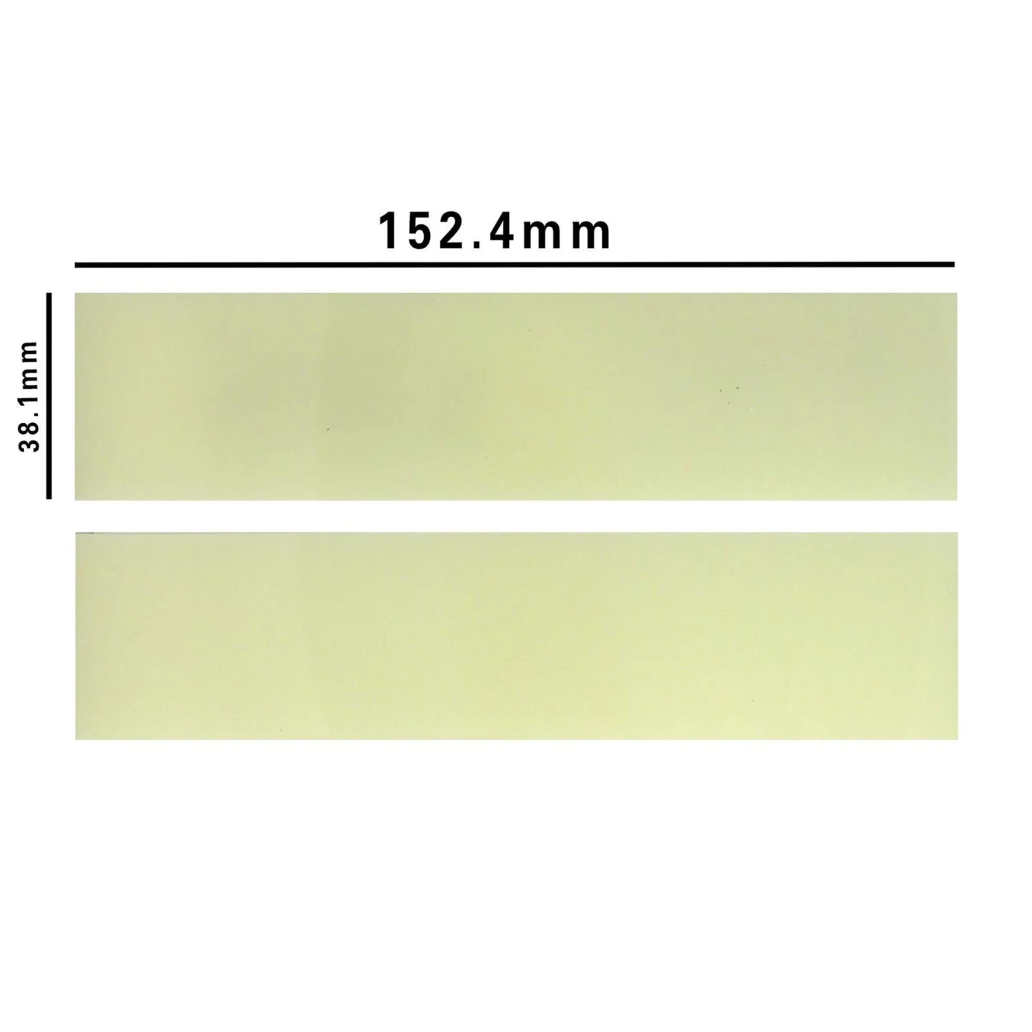 Starlight Glow Luminescent Kirinite Acrylic Knife Scales (Pair) - 152.4x38.1x3.175mm 2 Starlight Glow Luminescent Kirinite Acrylic Knife Scales (Pair) - 152.4x38.1x3.175mm - Image 2