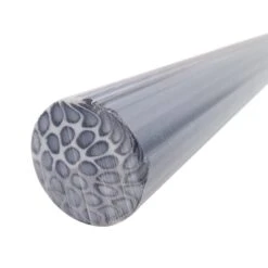 Silver Leopard Polyester Turning Blank